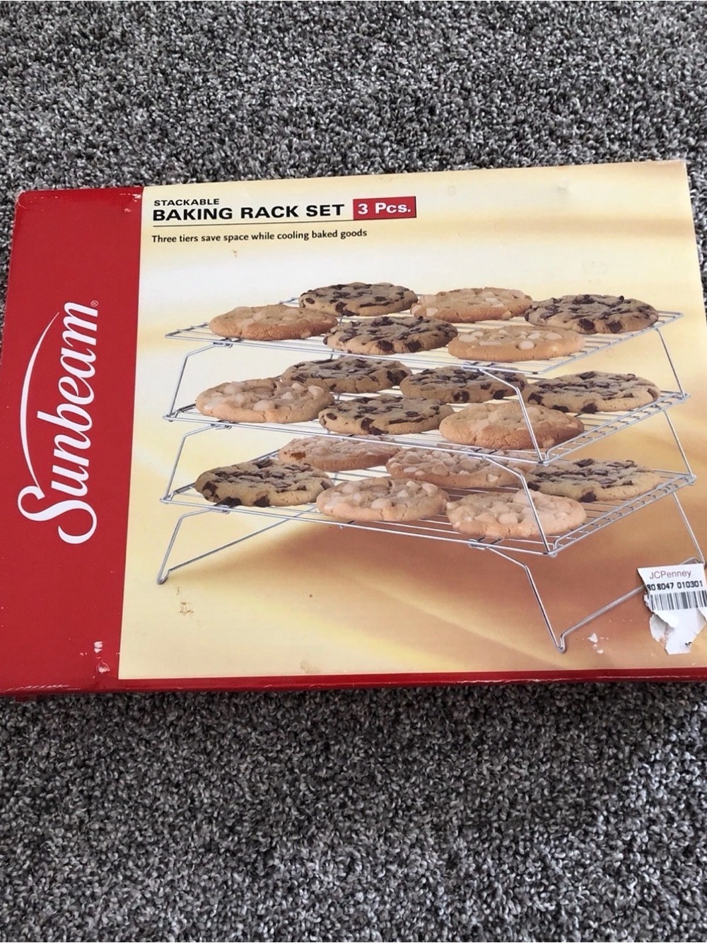 Sunbeam 3 Pc Stackable Baking Rack Set - Picture 2 of 3